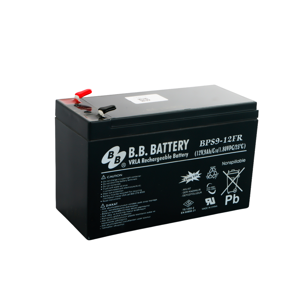 BB BPS9-12FR 12V 9 Ah Bakımsız Kuru Akü