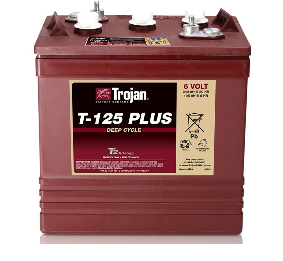 Trojan T-125 PLUS 6V 240 Ah Traksiyoner Akü