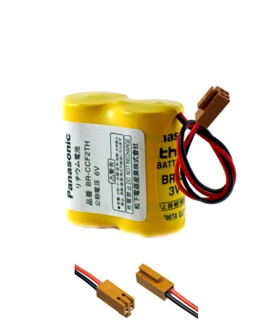 Panasonic 2S1P BR-CCF2TH - 6V Lithium Pil - Kablo - Konnektör