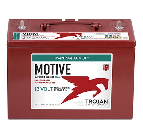 Trojan AGM 31 12V 102 Ah (1200A) AGM Akü