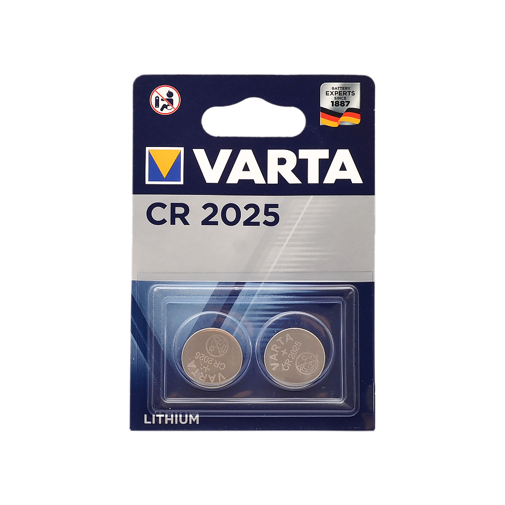 Varta 6025 Lithium CR2025 Pil 2li