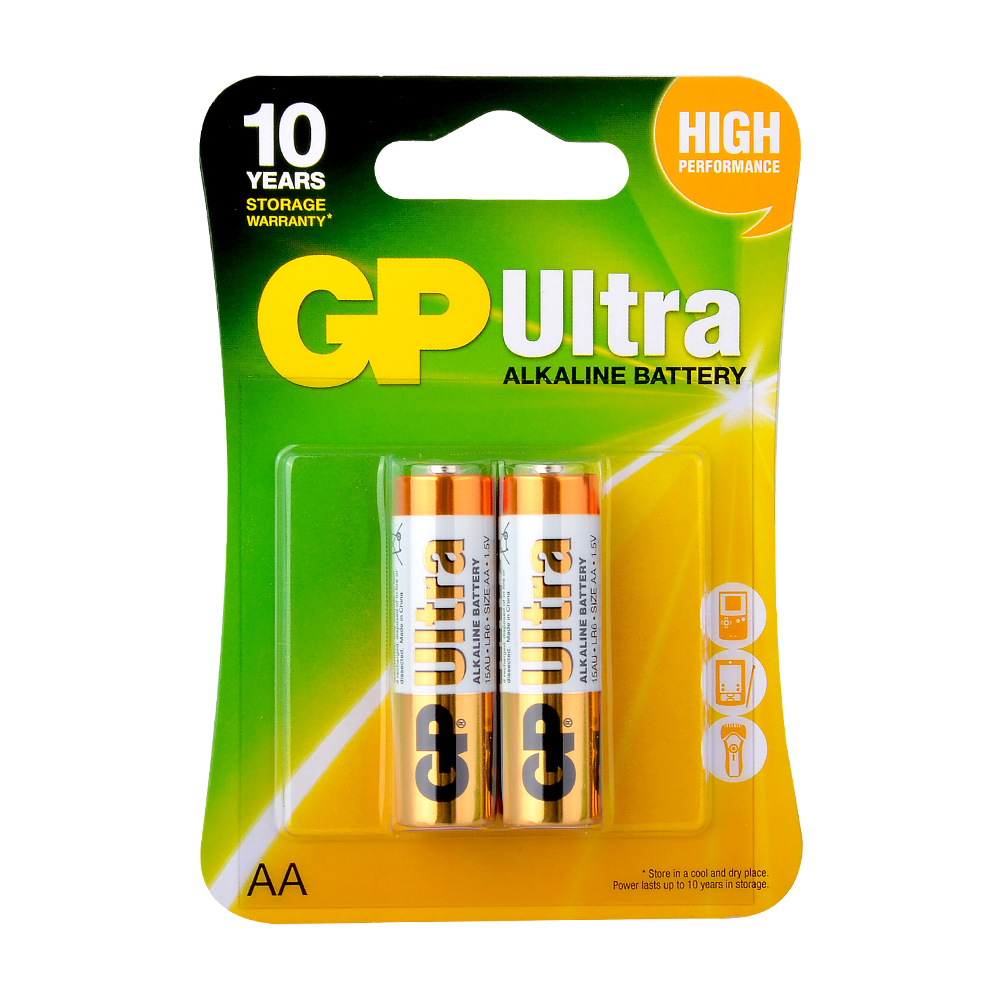 GP 15AU LR6 Ultra Alkalin Kalem Pil 2li 