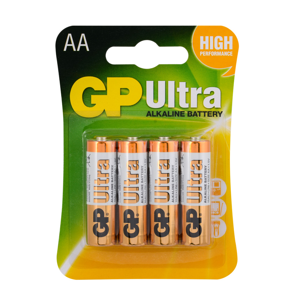 GP 15AU-2U4 LR6 Ultra Alkalin Kalem Pil 4lü