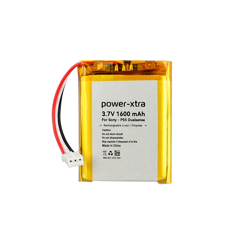 Power-Xtra - Sony - PS5 Dualsense Bataryası - 3.7V 1600mAh Li-Po - without Case