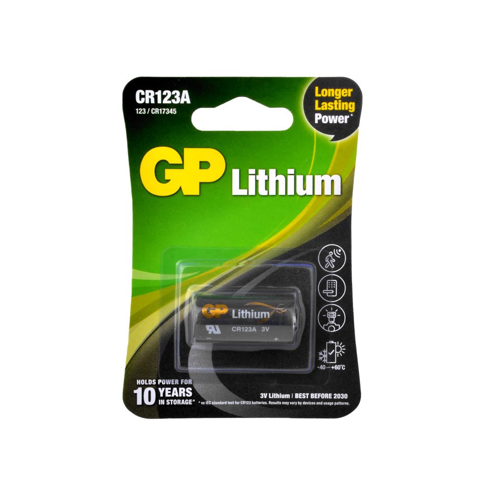 GP CR123A 3V Lithum Pil 1li