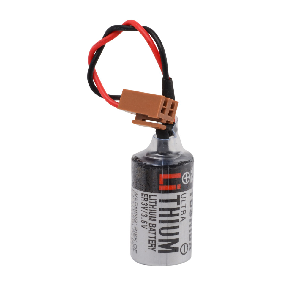 Toshiba 1S1P - ER3V 3.6V Li-SOCl2 Lithium Pil -Kahverengi Soket