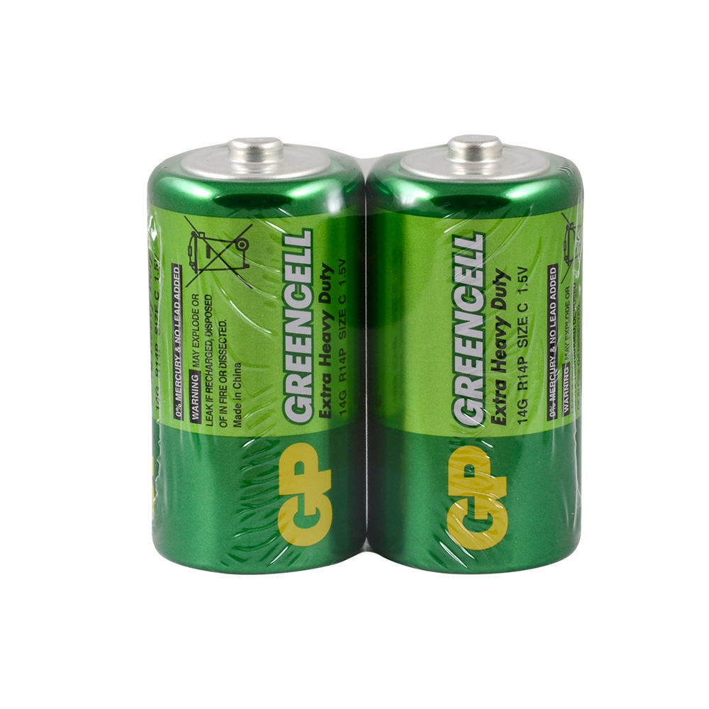 GP 14G R14 Greencell C Size Orta Pil 2li Shrink