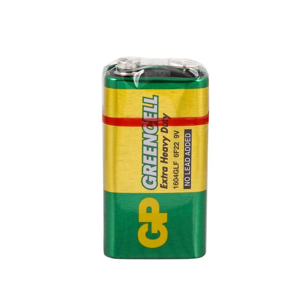 GP 1604G Greencell 9V Manganez Pil Shrink 1li 