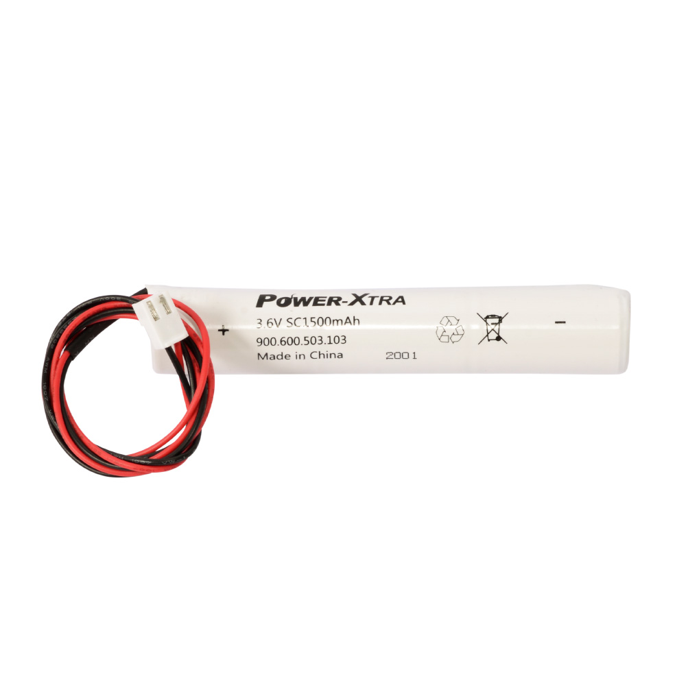 Power-Xtra 3S1P - 3.6V 1500 Mah SC - Ni-Cd Şarjlı Batarya - BRK24-Soketli-VH