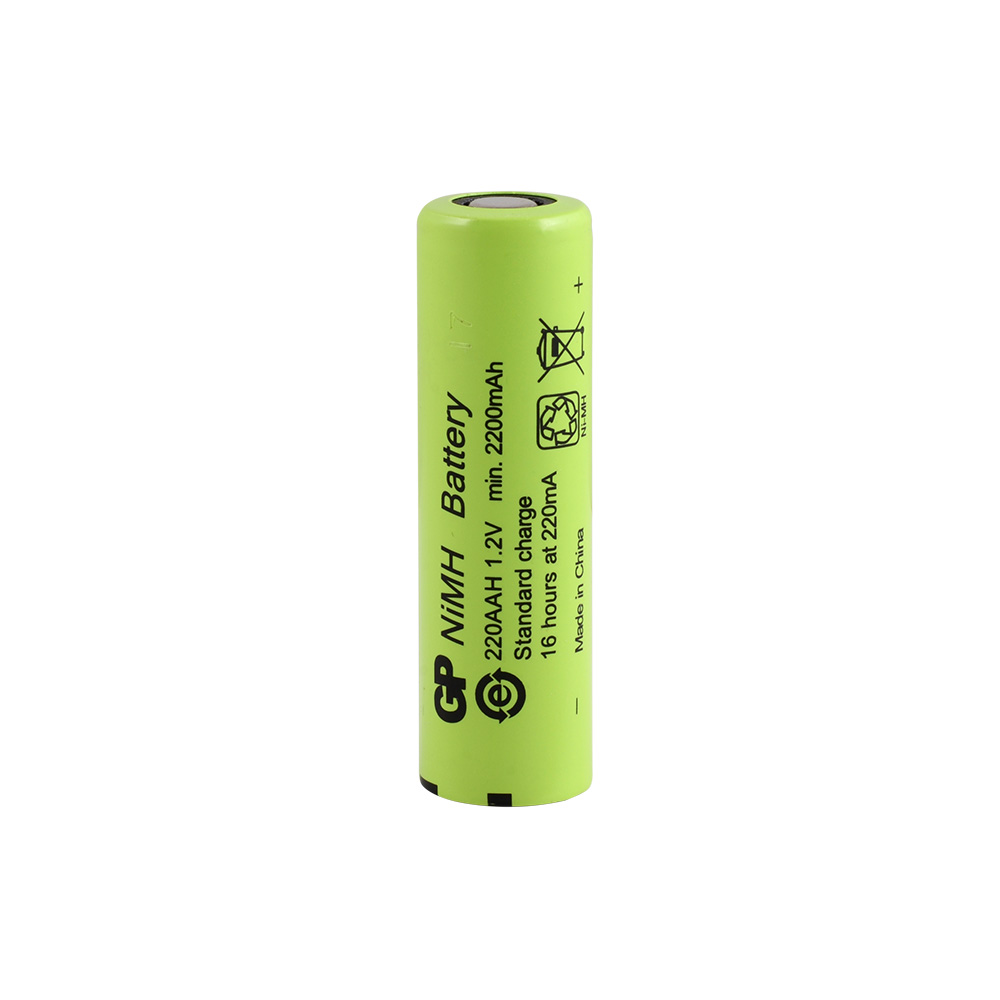 GP 220AAH 1.2V 2200 mAh  AA Size Ni-Mh Pil Flat