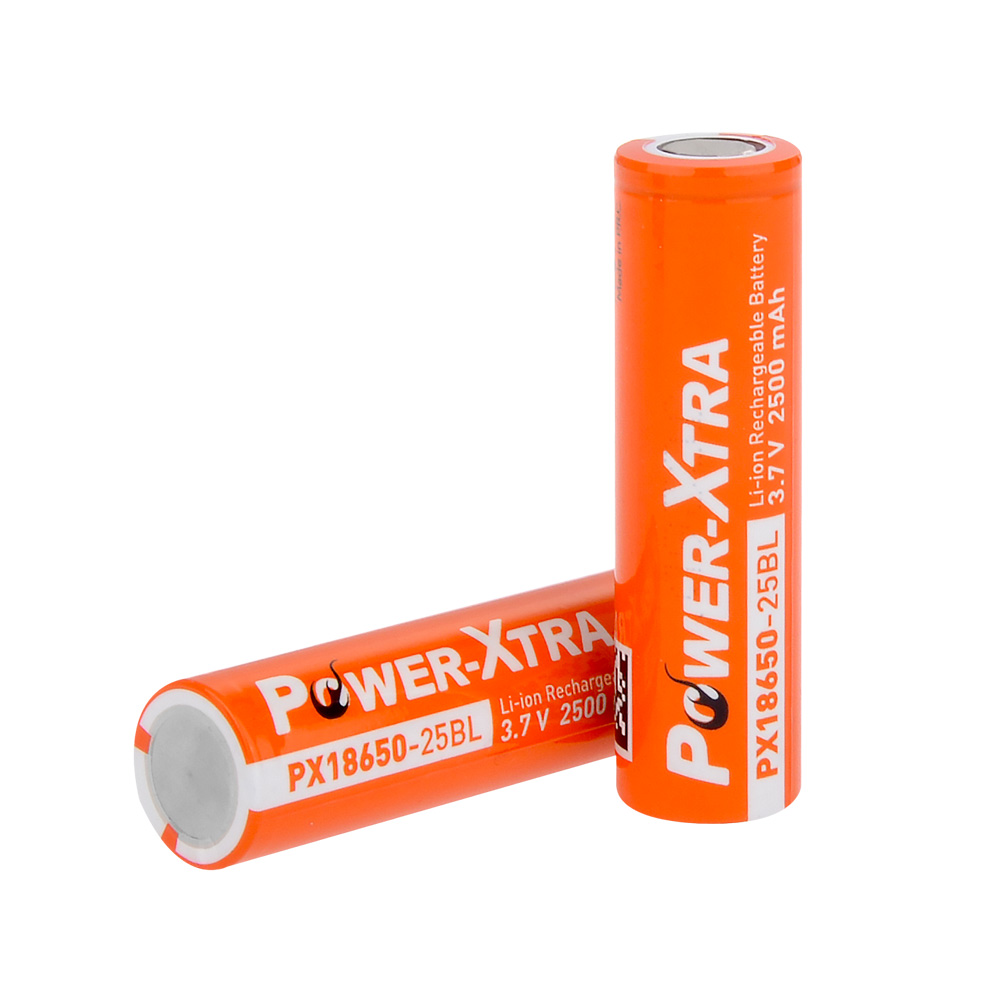 Power-Xtra PX18650-25BL - 3.7V 2500 Mah Li-ion Şarjlı Pil 