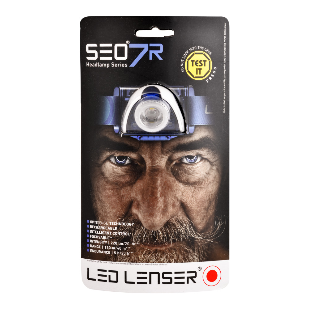 Ledlenser SEO7R 6107-R Mavi Kafa Feneri