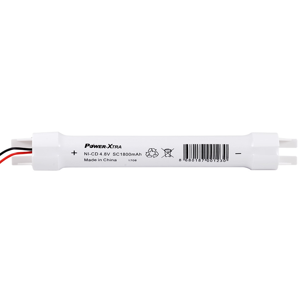 Power-Xtra 4S1P - 4.8V 1800 mAh SC - Ni-Cd Şarjlı Batarya - Soketli-VH-55cm
