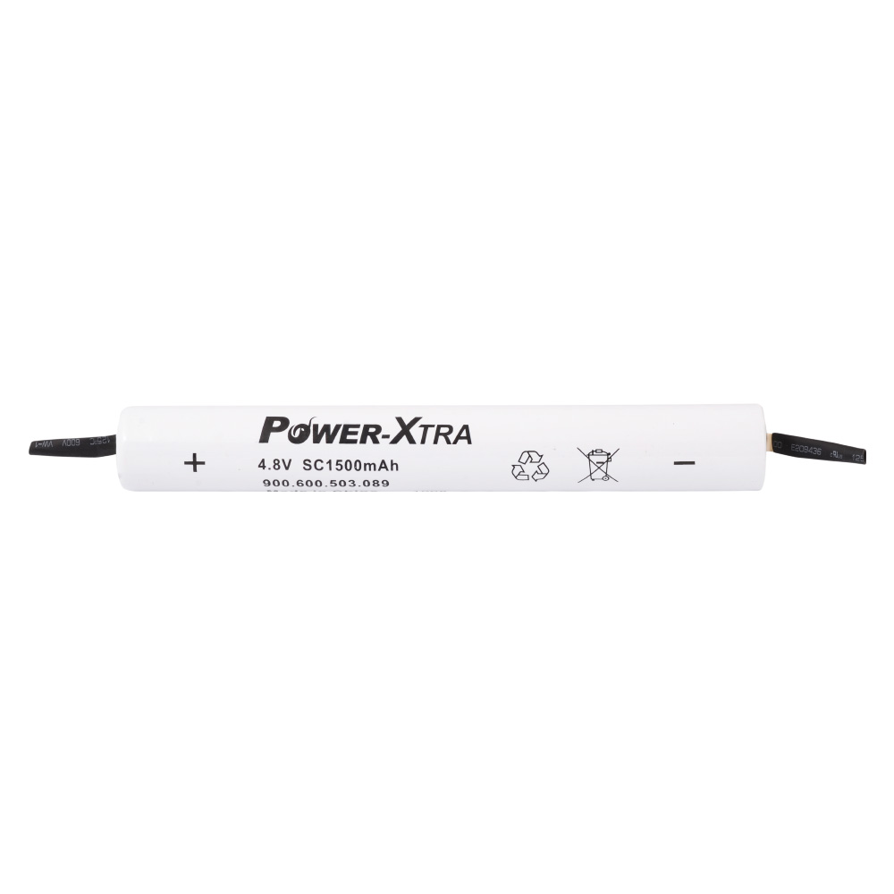 Power-Xtra 4S1P - 4.8V 1500 mAh SC - Ni-Cd Şarjlı Batarya - BRK25-Pinli