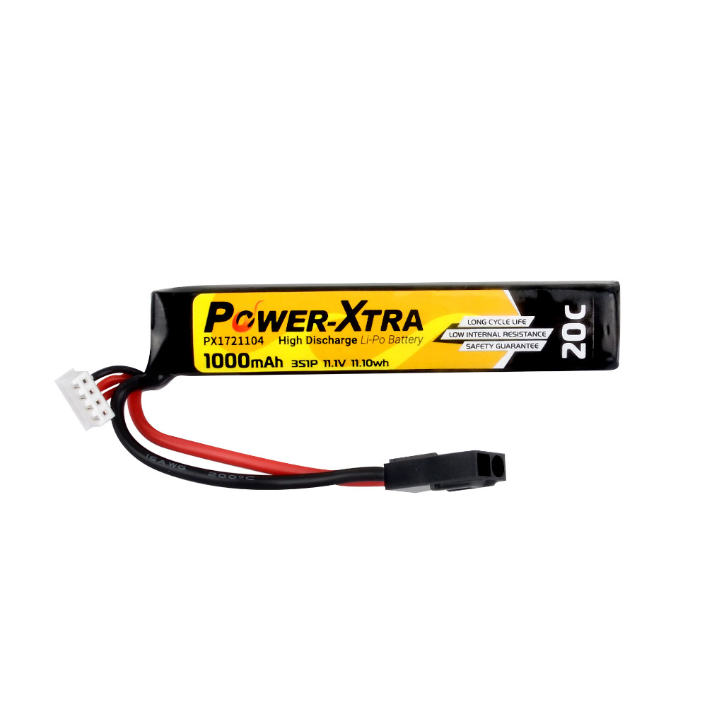 Power-Xtra PX1721104 -3S1P- 11.1V 1000 mAh Li-Polymer Pil -20C 