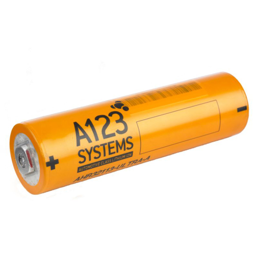 A123 Systems AHR32113 - 3.3V  4500 mAh Li-ion Slindirik Pil