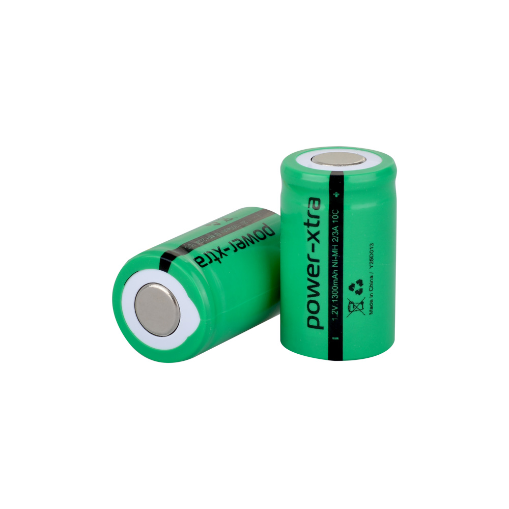 Power-Xtra 1.2V  2/3A 1300 mAh Ni-Mh Şarjlı Pil - Power Type - 10C