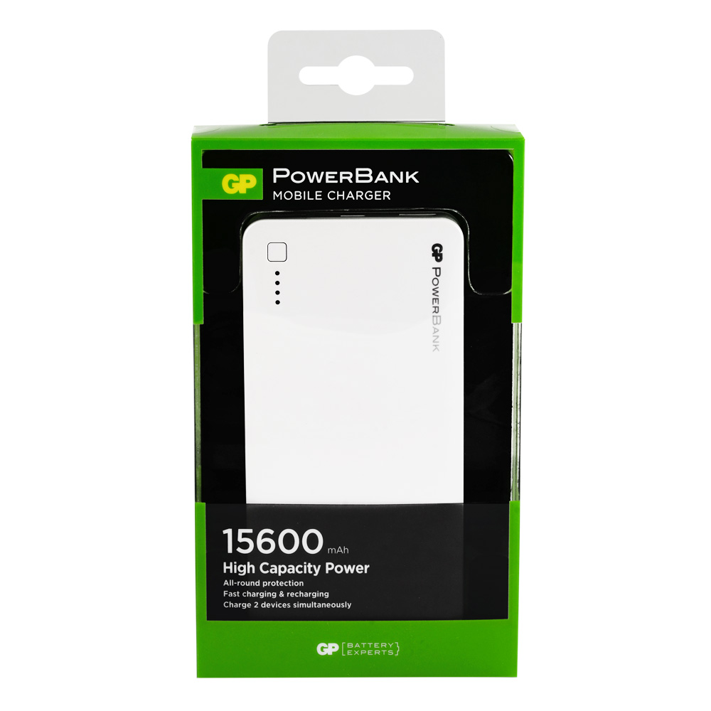 GP GP3C15AWE Powerbank Li-ion 15600 mAh Harici Batarya Beyaz