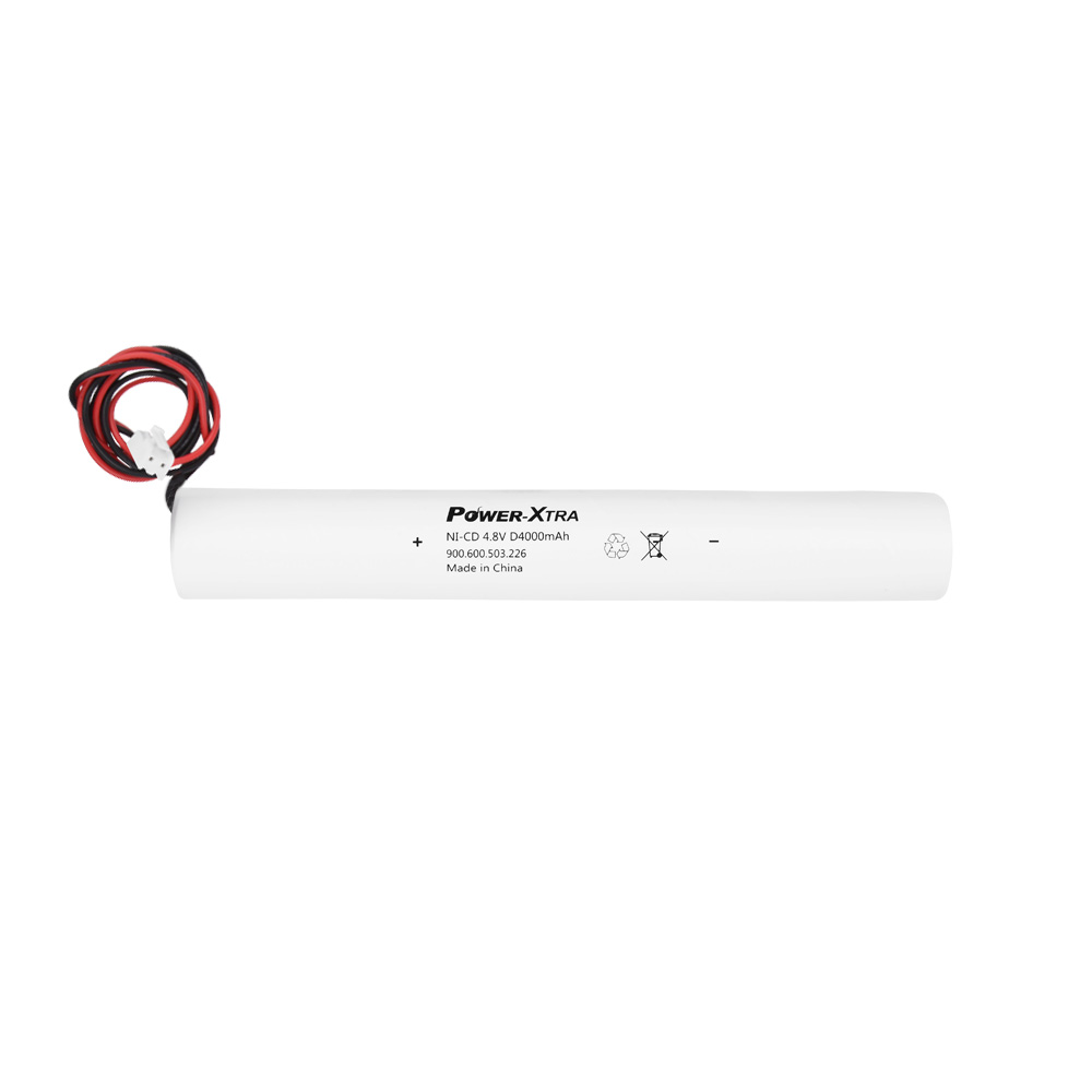 Power-Xtra 4S1P - 4.8V 4000 mAh D - Ni-Cd Şarjlı Batarya - BRK25-Soketli