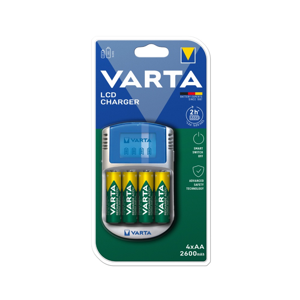 Varta 57070 CD Charger x 5716 R2U (2600mAh) 4 lü Set