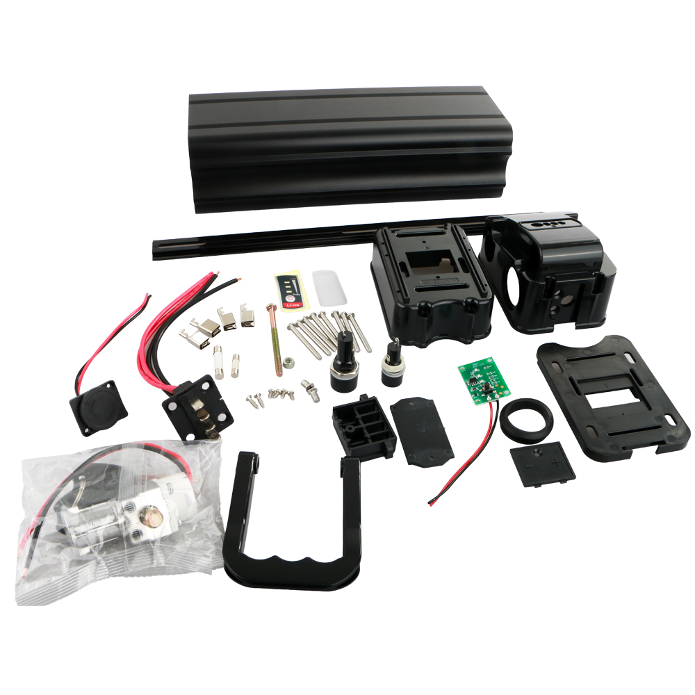 12M - 78110383 - 4 Pin - Elektrikli Bisiklet Batarya Kasası - Alt deşarj çıkışlı