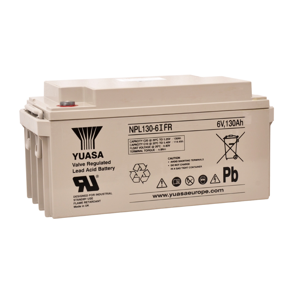 Yuasa NPL130-6IFR - 6V 130 Ah Bakımsız Kuru Akü
