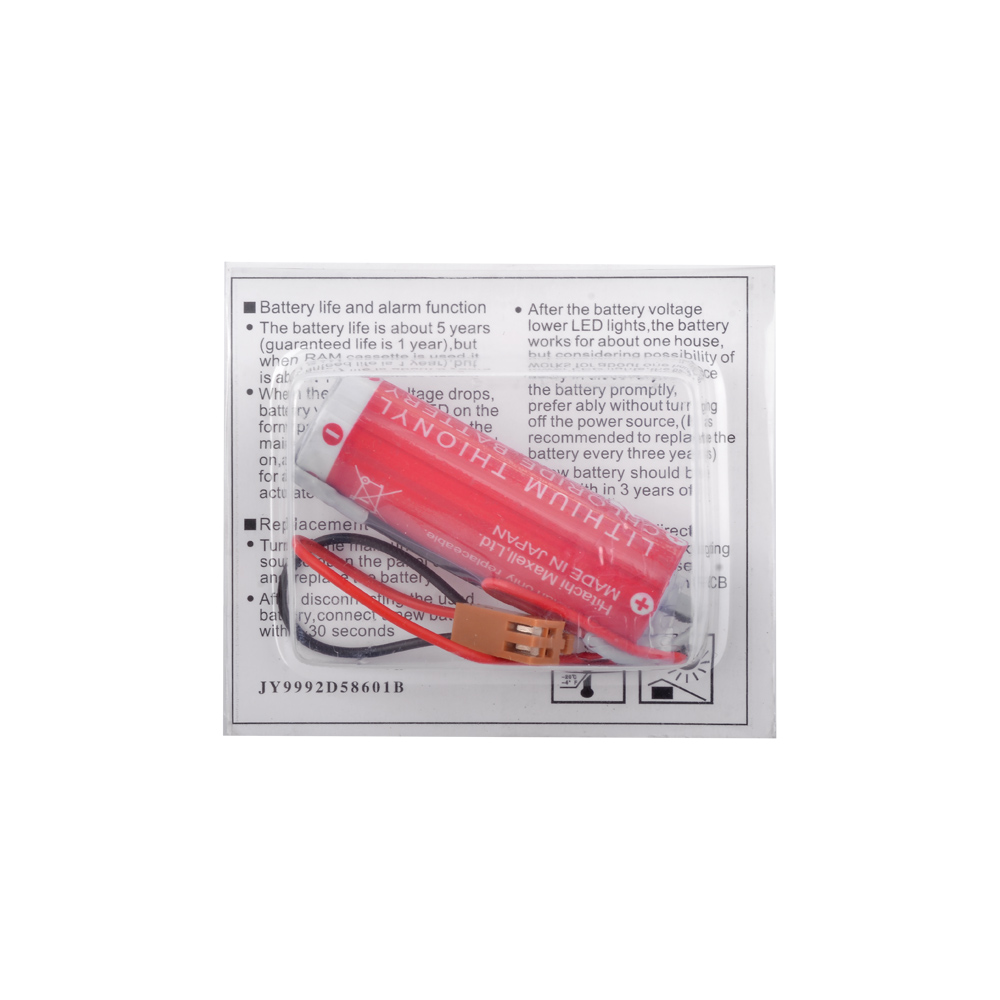Maxell ER17/50 A 3.6V Lithium Batarya Kablo - Konnektör