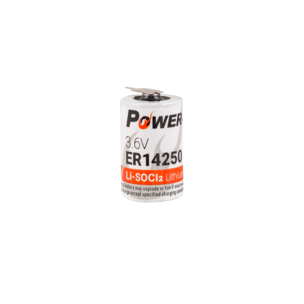 Power-Xtra 3.6V ER14250 1/2AA-2PT Li-SOCI2  Lithium Pil 