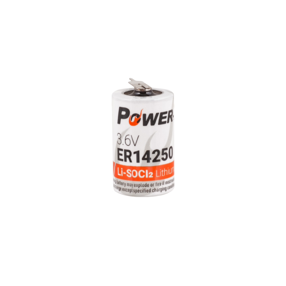 Power-Xtra 3.6V ER14250 1/2AA-3PT Li-SOCI2  Lithium Pil 
