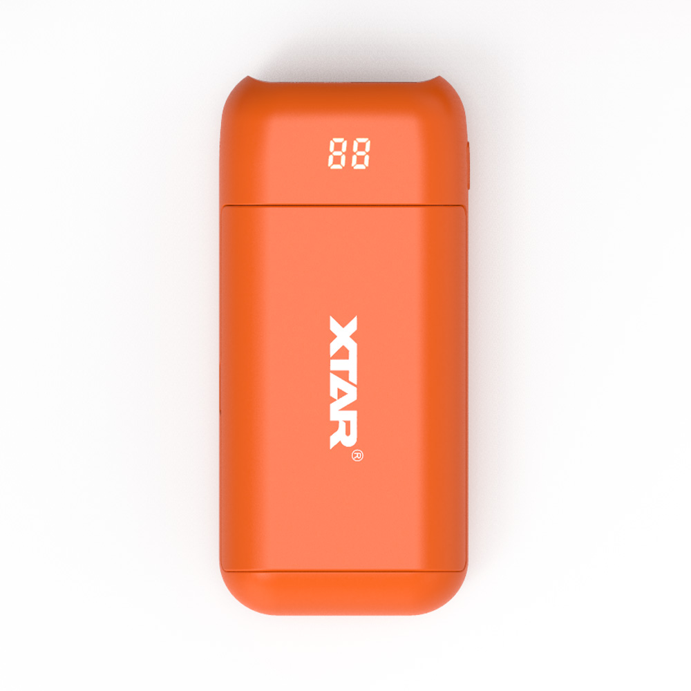 Xtar PB2 - Power Bank ve Taşınabilir Li-ion Şarj Cihazı - Turuncu - 2li
