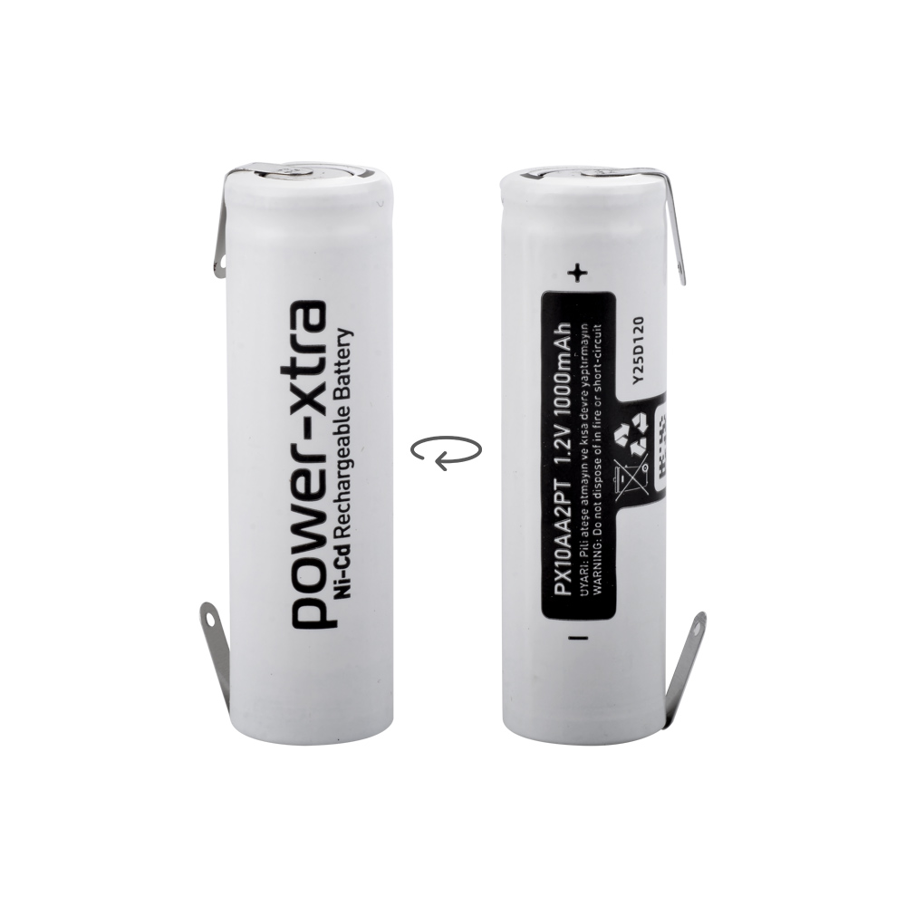Power-Xtra PX10AA2PT - 1.2V 1000 Mah - AA - Ni-Cd Şarjlı Pil - 2 Pinli 