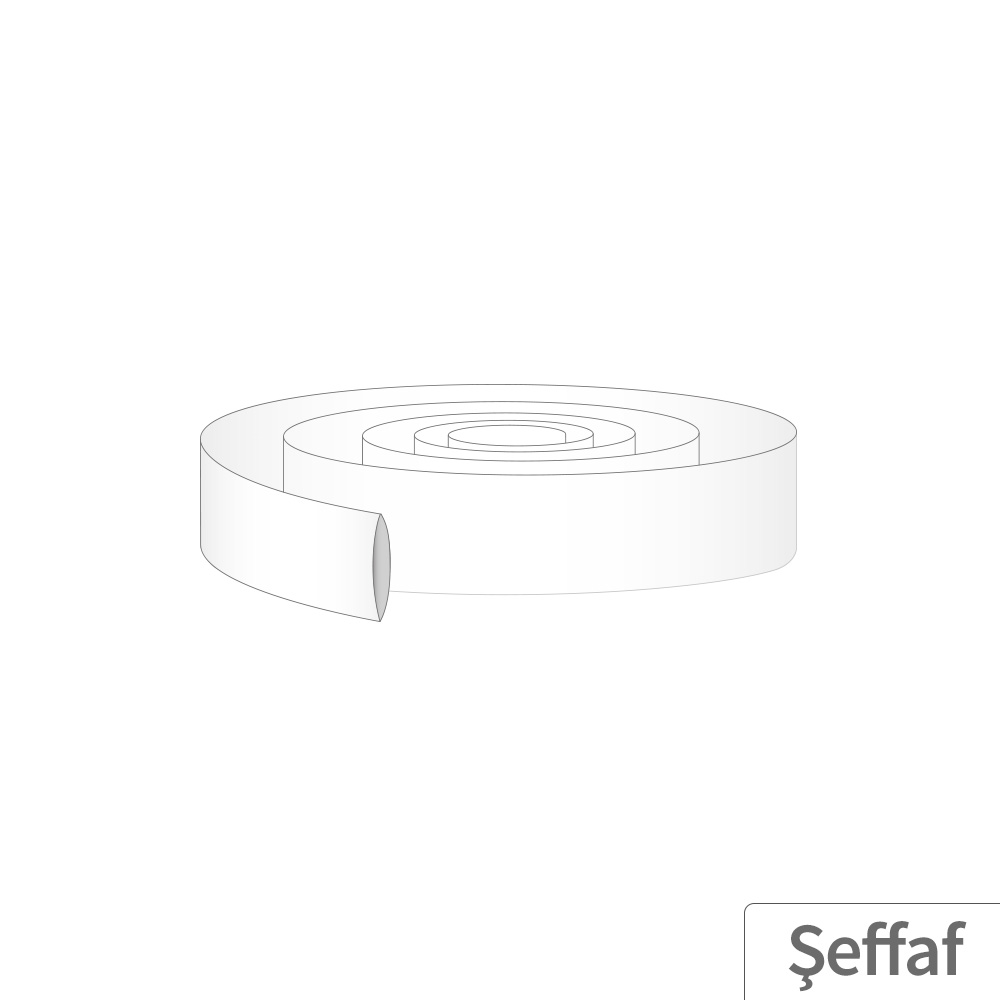 12M - 18mm PVC Heat Shrink Şeffaf - 10 Metre