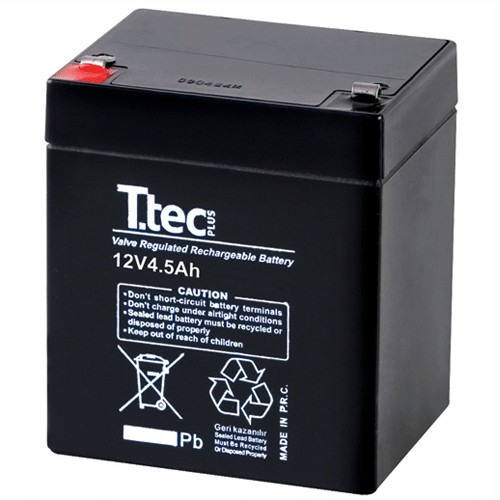 Ttec 12V 4.5 Ah Bakımsız Kuru Akü
