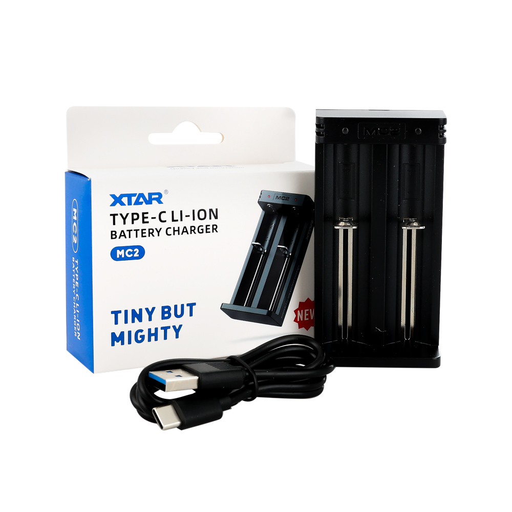 Xtar MC2 - Taşınabilir Li-ion Pil Şarj Cihazı - 1.0A 2li