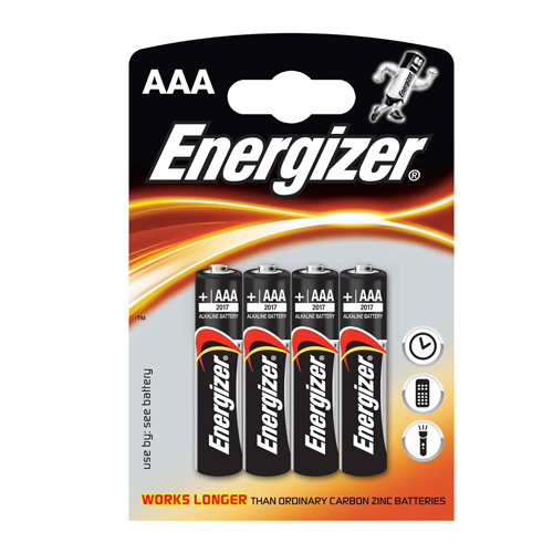 Energizer Base İnce Pil AAA 4Lü Blister 