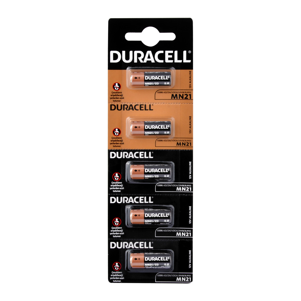 Duracell MN21, A23, 23A 12V Kumanda Pili 5li - EOL