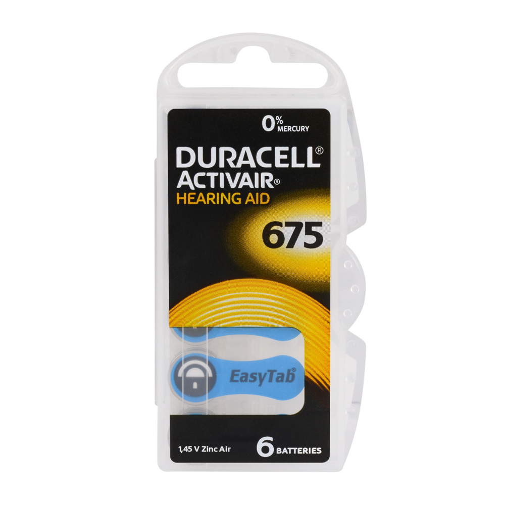 Duracell Activair 675 Kulaklık Pili 6lı Blister