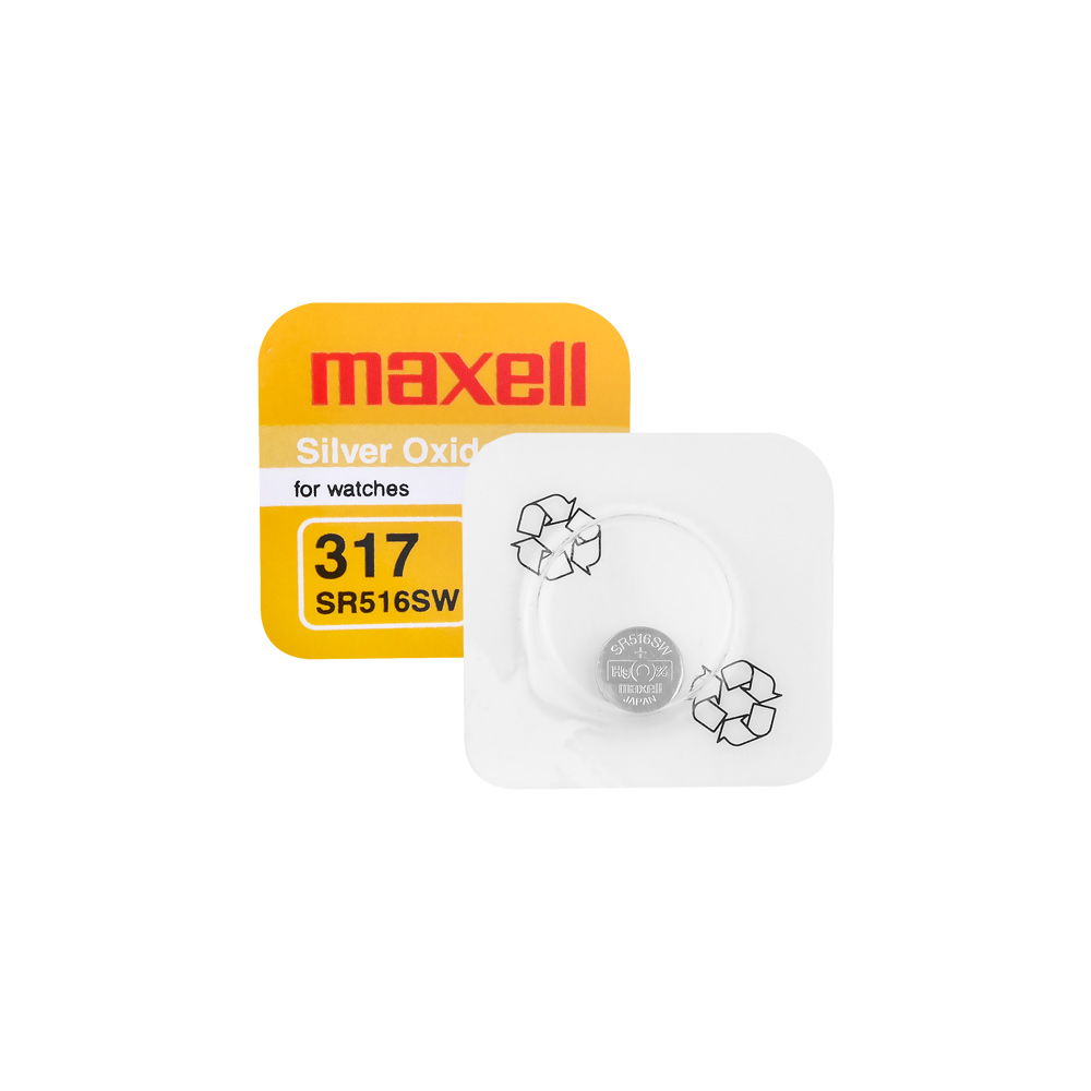 Maxell 317 SR-516SW Pil 1li Blister