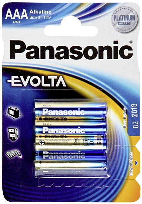 Panasonic - Evolta - LR03EGE/4P - 1.5 V - AAA - Alkaline Pil