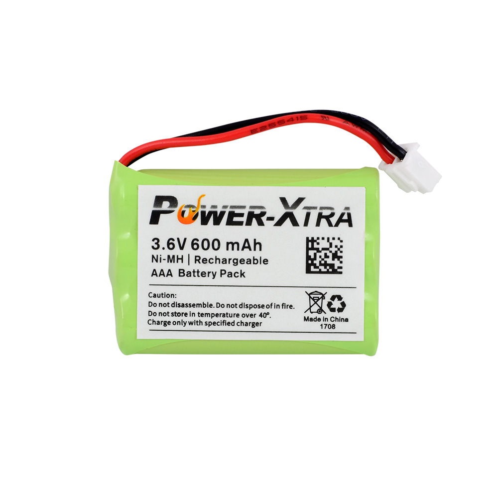 Power-Xtra 3S1P - 3.6V 600 mAh AAA - Ni-Mh Şarjlı Batarya - BRK2-Beyaz Soketli 