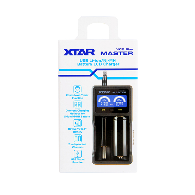 Xtar VC2 Universal Plus Master - Li-ion/Ni-Mh/Ni-Cd Pil Şarj Cihazı