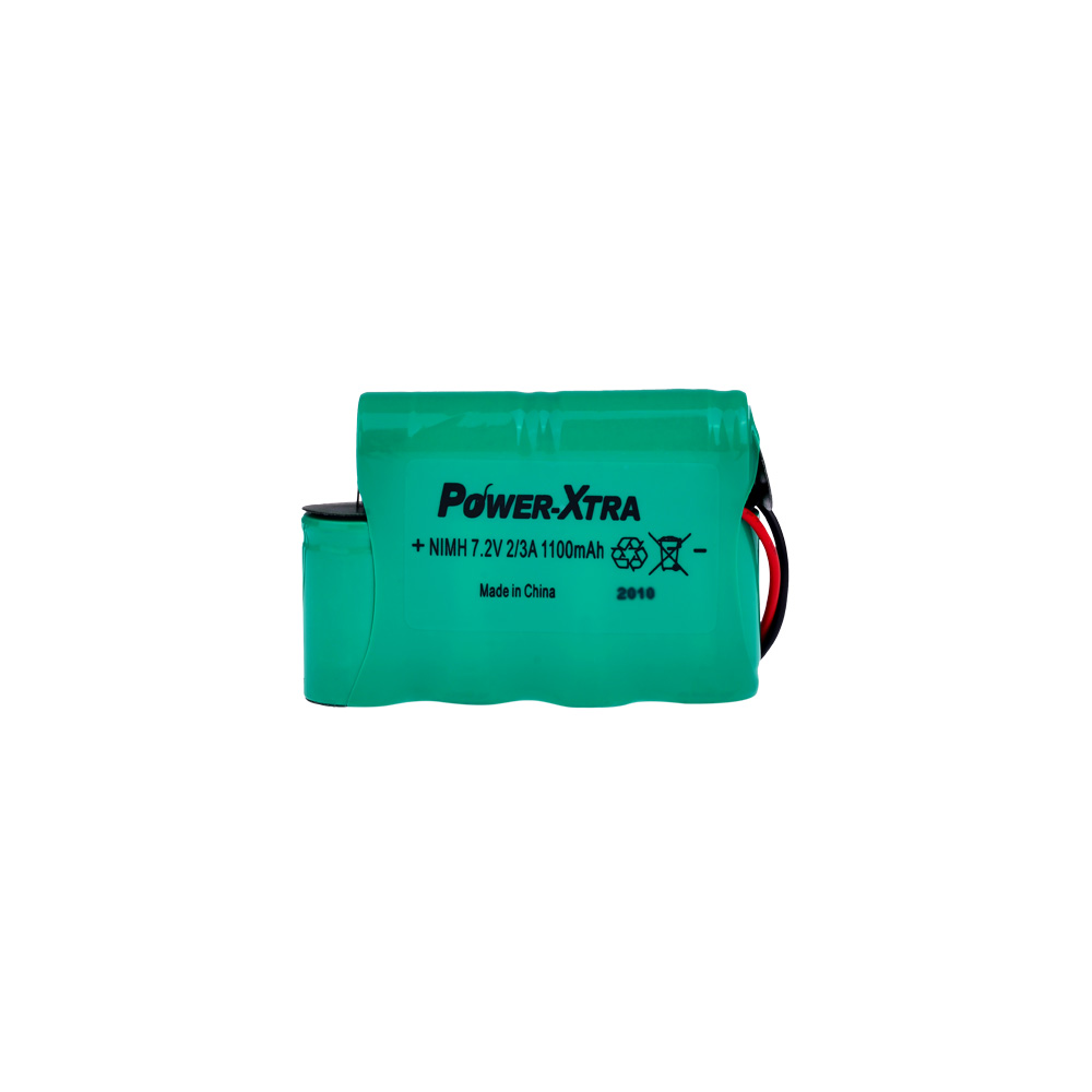 Power-Xtra 6S1P - 7.2V 1100 mAh 2/3A - Ni-Mh Şarjlı Batarya - Kablolu