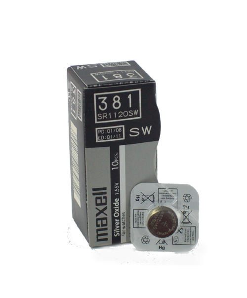 Maxell 381 SR-1120SW Pil 1li Blister