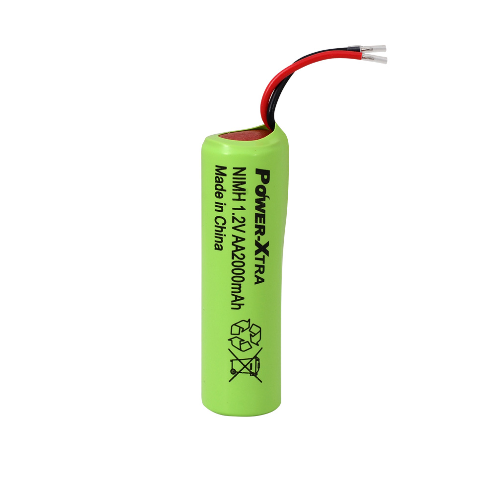 Power-Xtra 1S1P - 1.2V 2000 mAh AA - Ni-Mh Şarjlı Pil - Kablolu-5cm 