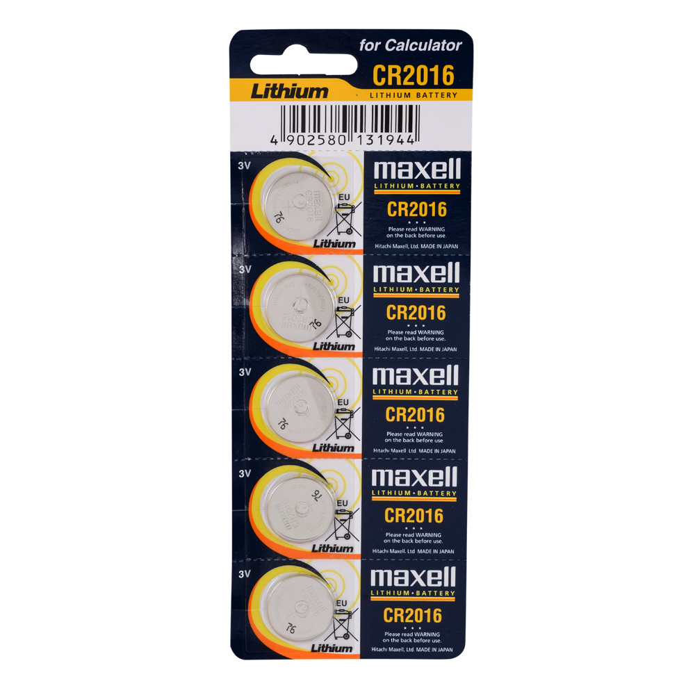 Maxell CR2016 Pil 5li Blister 