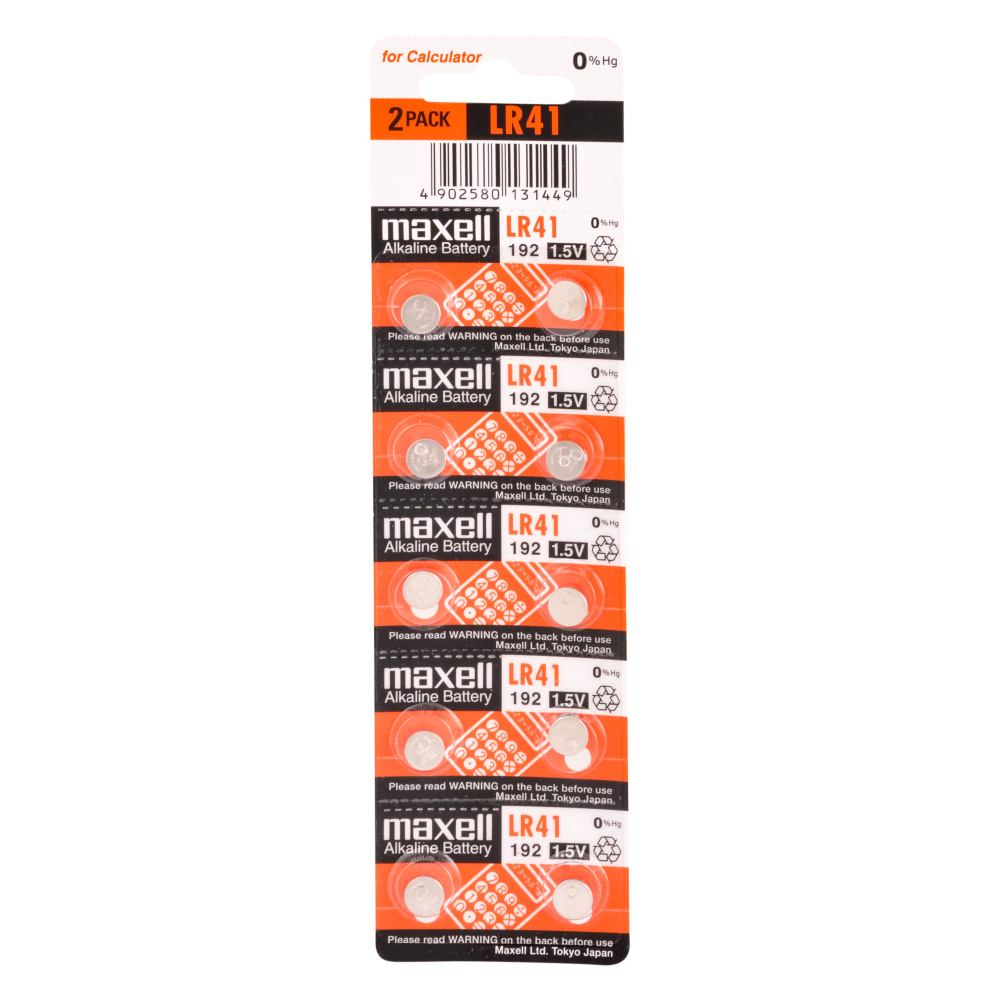 Maxell LR41 Pil 10lu Blister