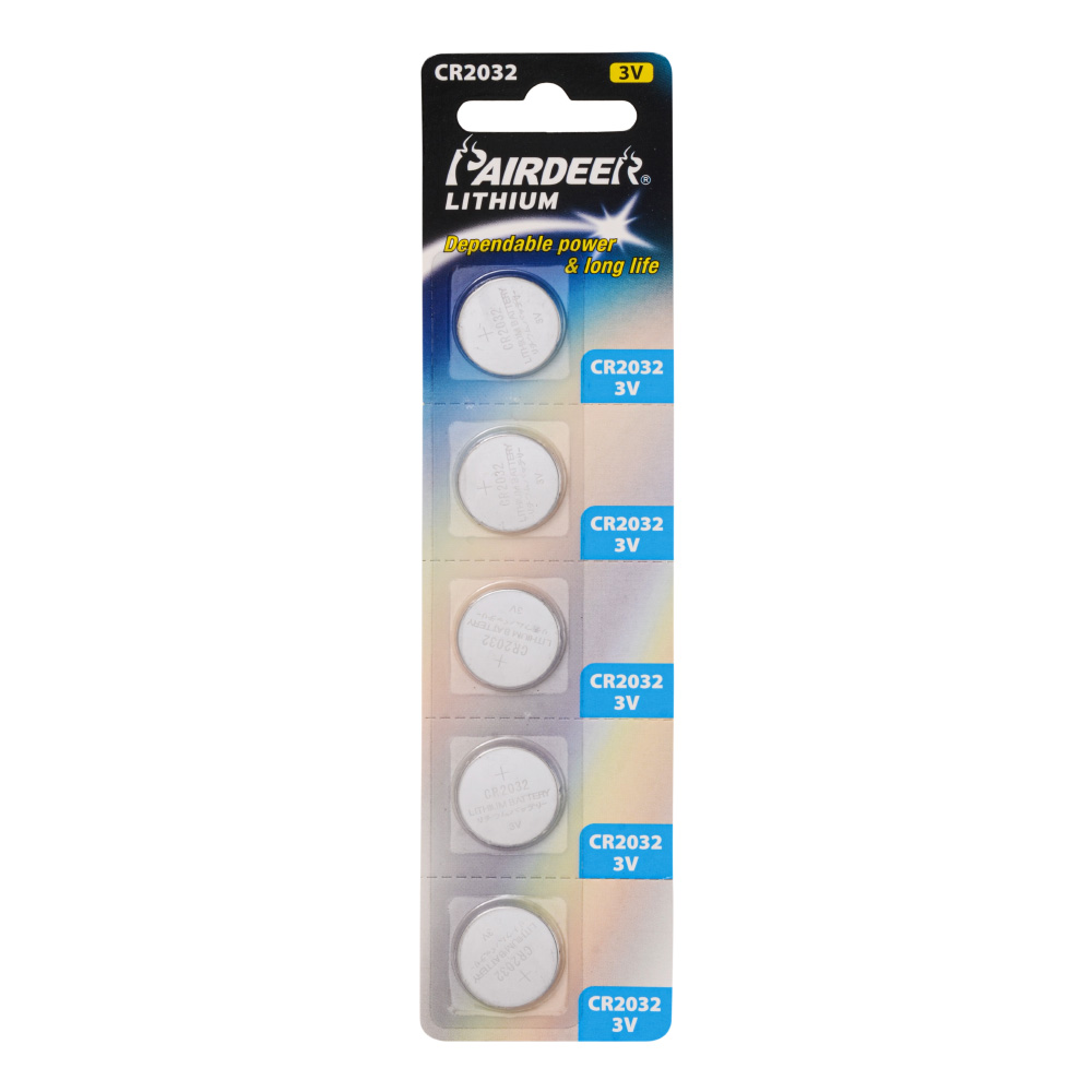 Pairdeer CR2032 3V Lithium Pil - 5li Blister 