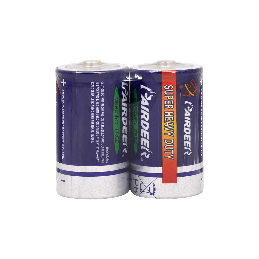 Pairdeer R20/D Size Manganez Pil - 2li Shrink 