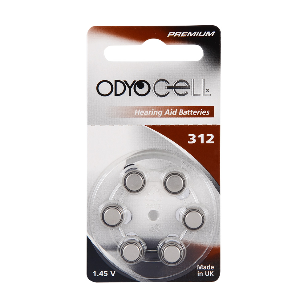 Odyocell Premium 312 Numara Kulaklık Pili 6lı 