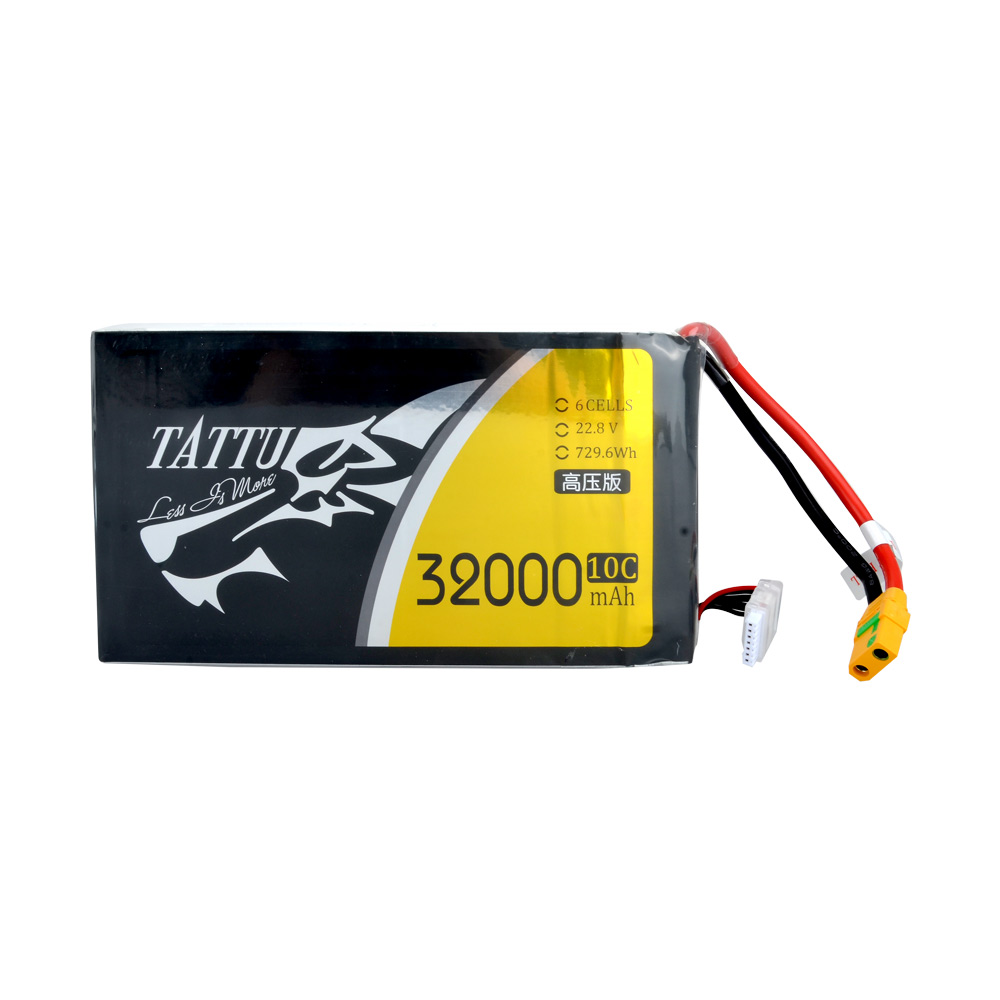 Tattu 6S1P - 22.8V 32 Ah - 10C -  Li-Po Batarya Paketi - XT90-S